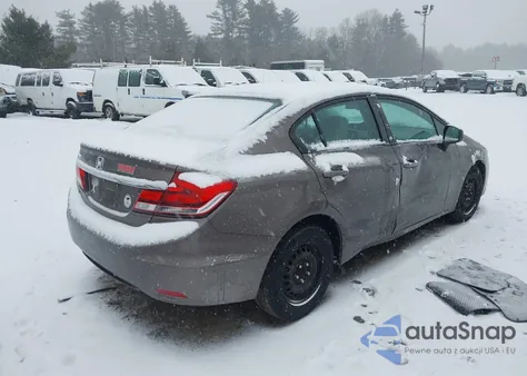 2013 Honda Civic Lx z USA, uszkodzony, nr VIN 2HGFB2F5XDH594196